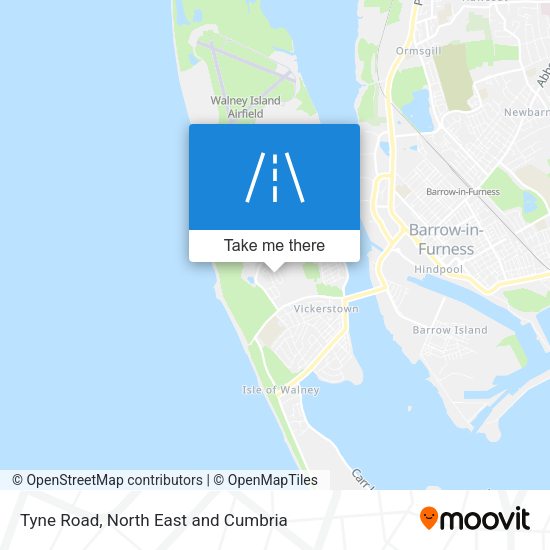 Tyne Road map