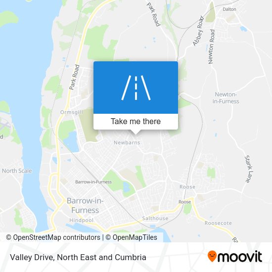 Valley Drive map