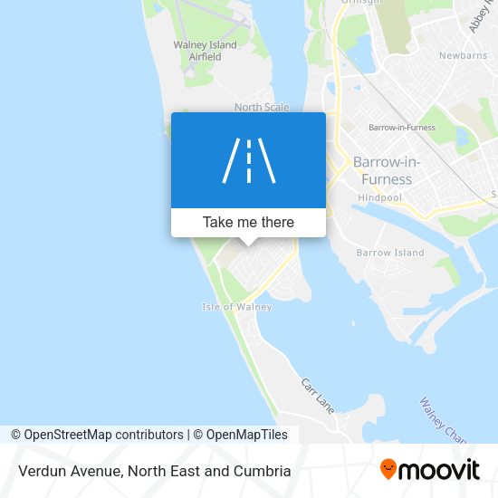 Verdun Avenue map