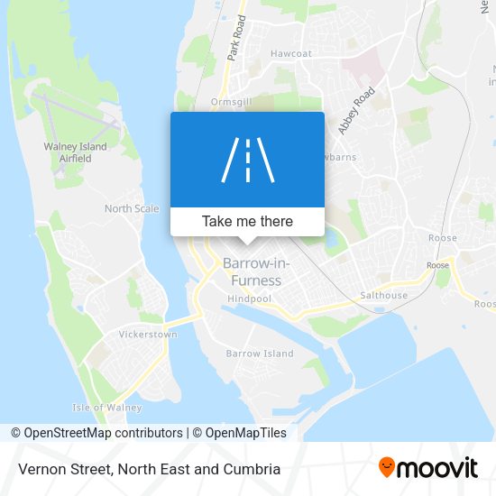 Vernon Street map
