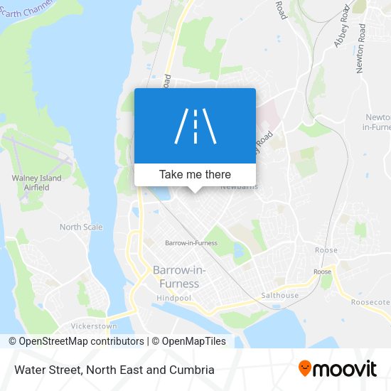 Water Street map