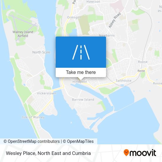 Wesley Place map