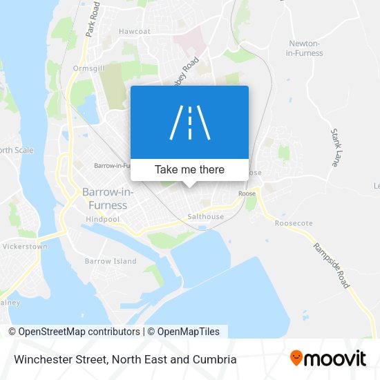 Winchester Street map