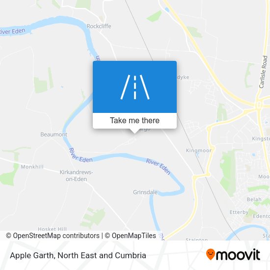 Apple Garth map