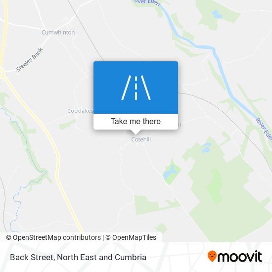 Back Street map