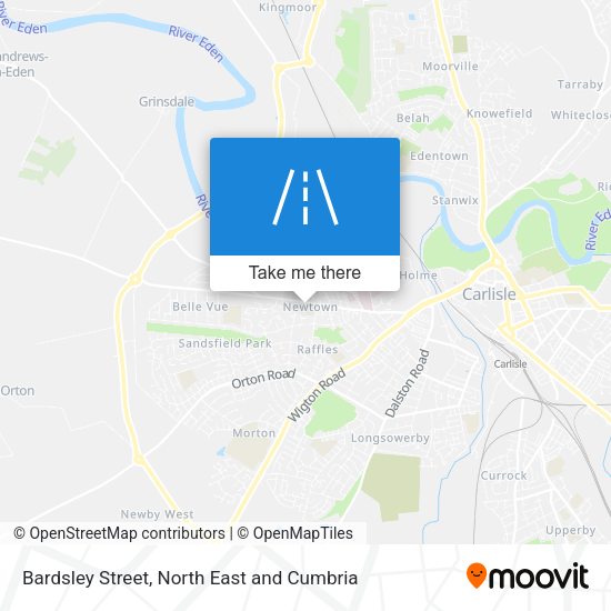 Bardsley Street map
