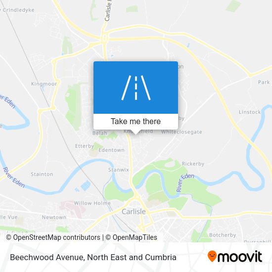 Beechwood Avenue map