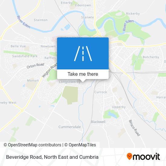 Beveridge Road map