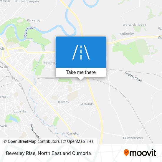 Beverley Rise map