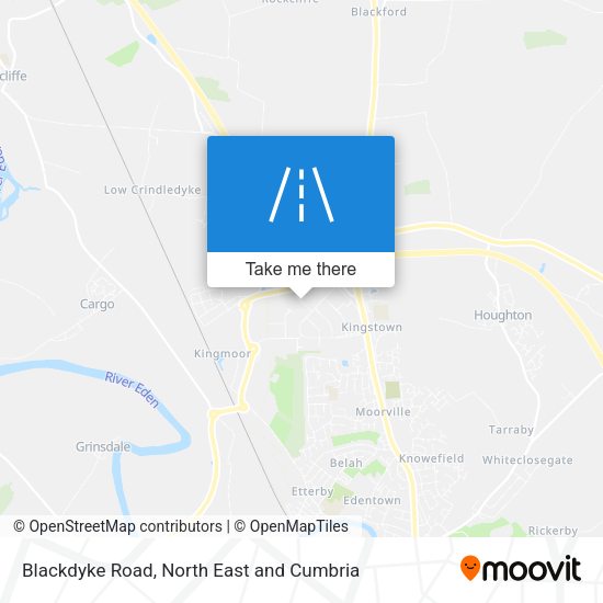 Blackdyke Road map