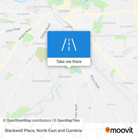 Blackwell Place map