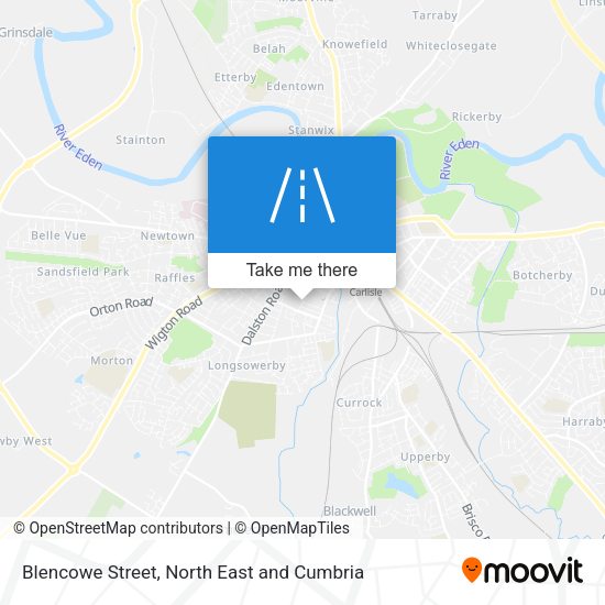 Blencowe Street map