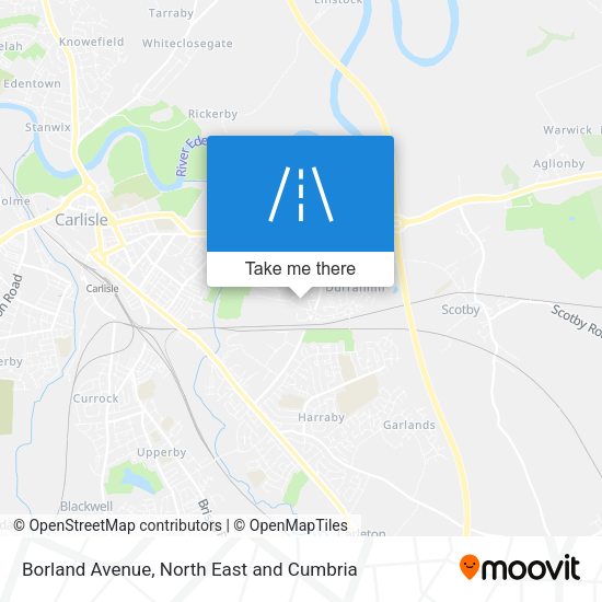 Borland Avenue map