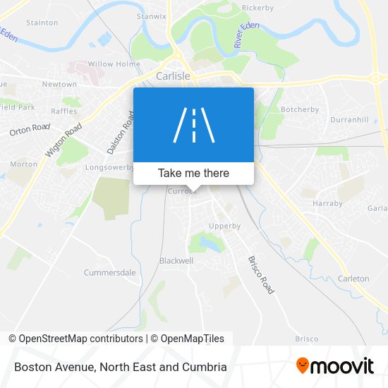 Boston Avenue map