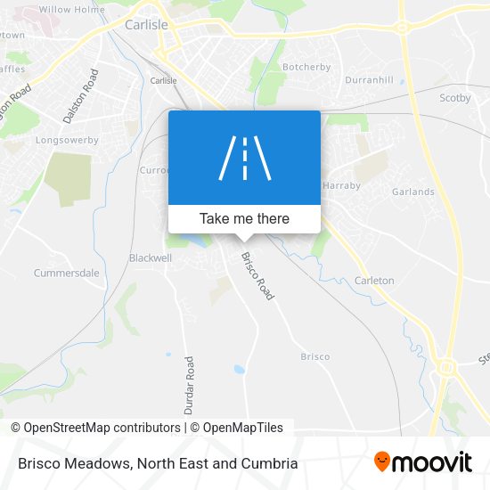 Brisco Meadows map
