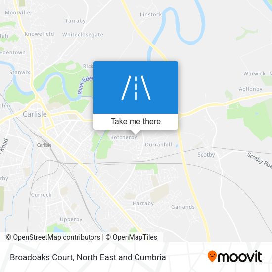 Broadoaks Court map