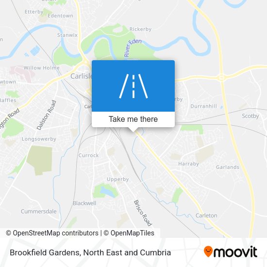 Brookfield Gardens map