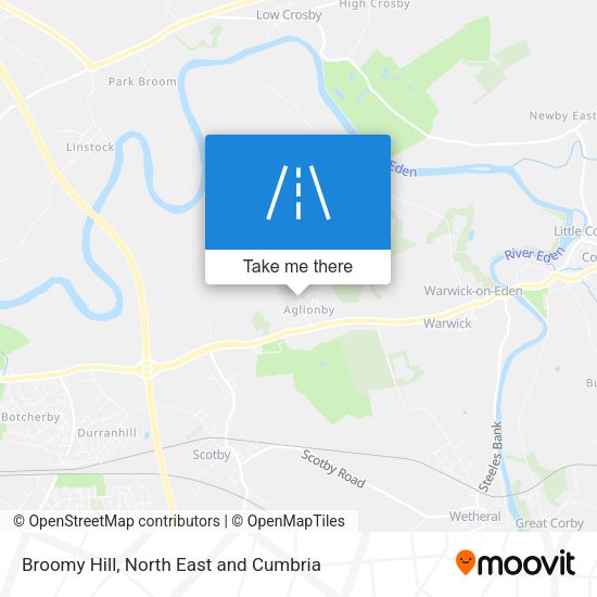 Broomy Hill map