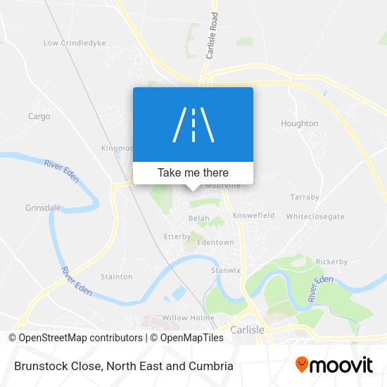 Brunstock Close map