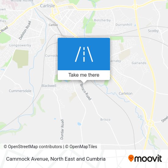 Cammock Avenue map
