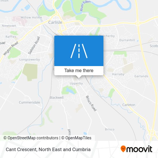 Cant Crescent map