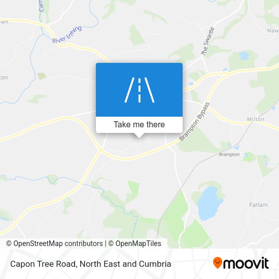 Capon Tree Road map