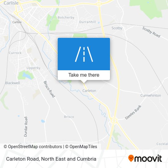 Carleton Road map