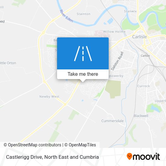 Castlerigg Drive map
