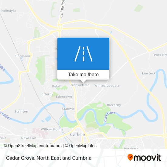 Cedar Grove map