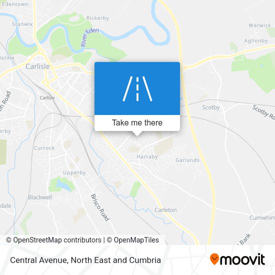 Central Avenue map