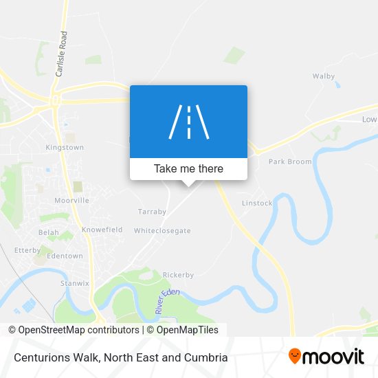 Centurions Walk map