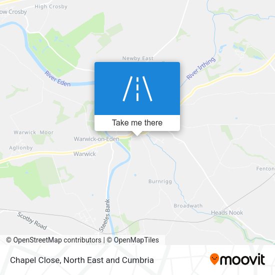 Chapel Close map