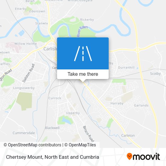 Chertsey Mount map