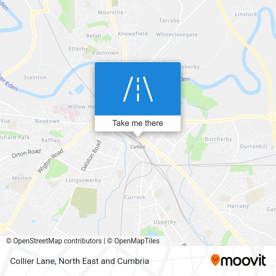 Collier Lane map