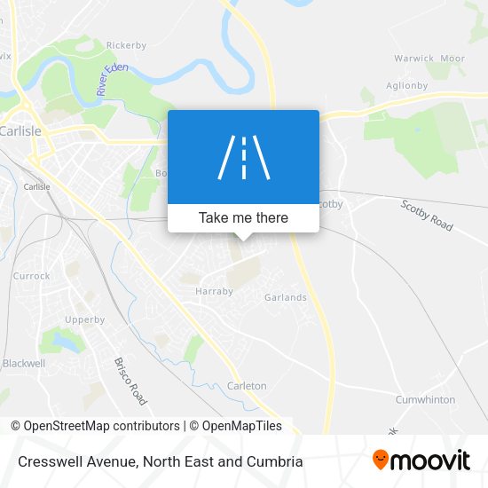 Cresswell Avenue map