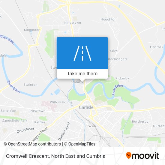 Cromwell Crescent map