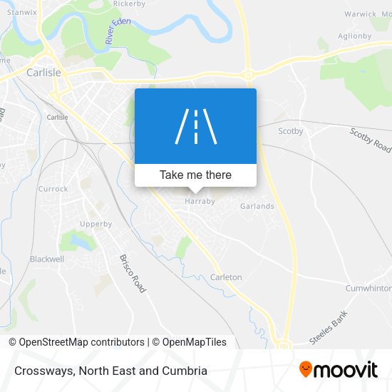 Crossways map