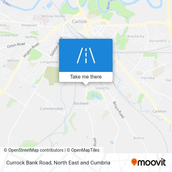 Currock Bank Road map