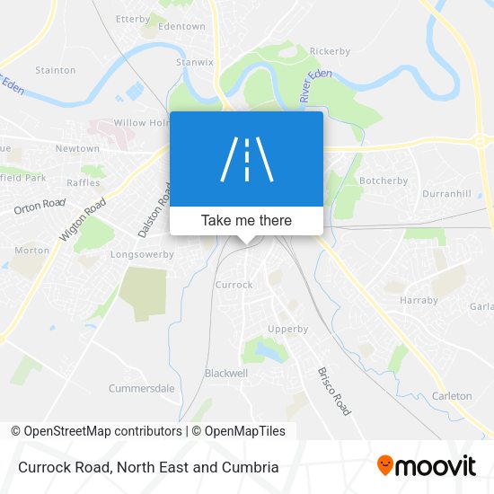 Currock Road map