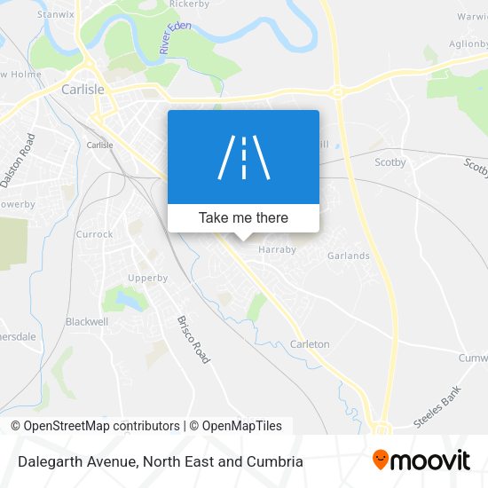 Dalegarth Avenue map