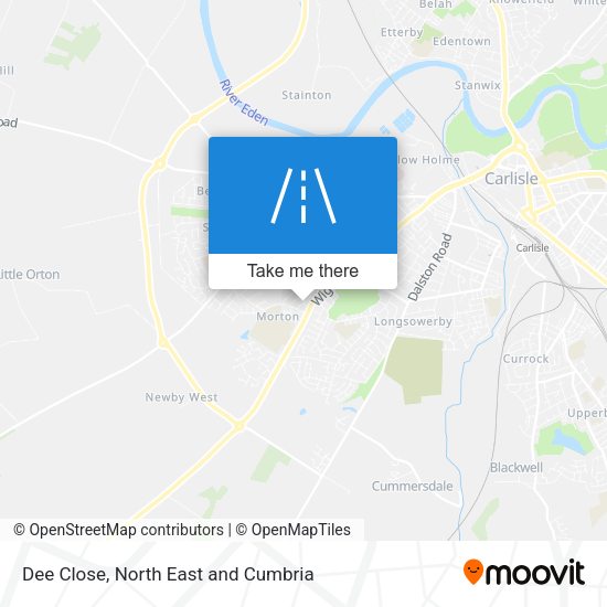 Dee Close map