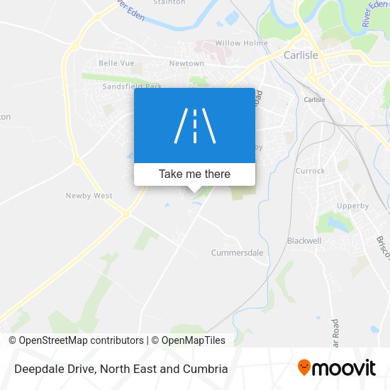 Deepdale Drive map