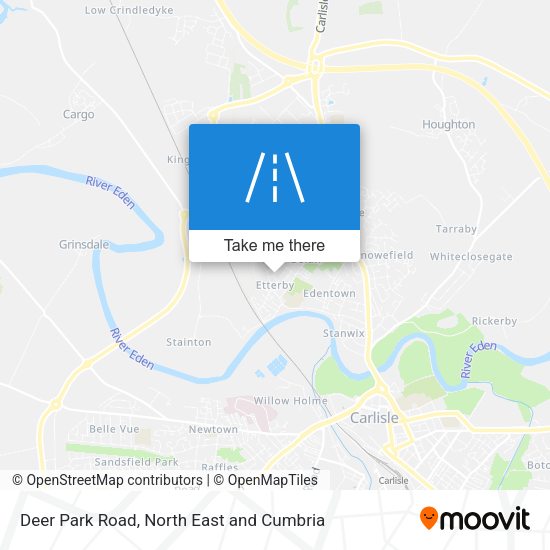 Deer Park Road map