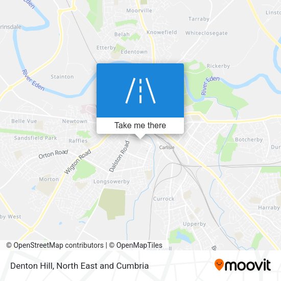 Denton Hill map