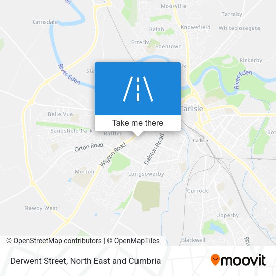 Derwent Street map