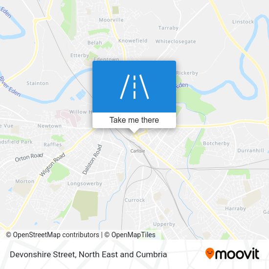 Devonshire Street map