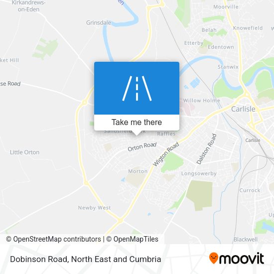 Dobinson Road map