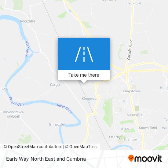 Earls Way map