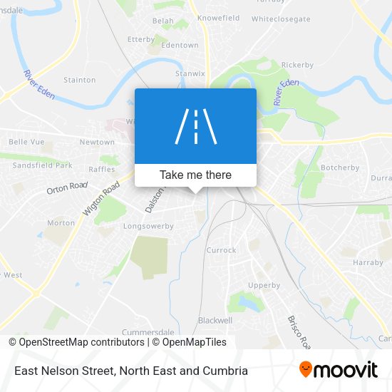 East Nelson Street map