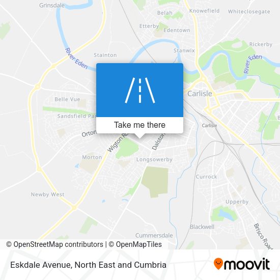 Eskdale Avenue map